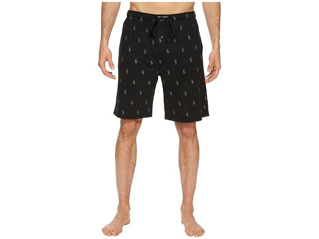 Polo Ralph Lauren Knit Sleep Shorts (Polo /Active Grey AOPP) Men's Pajama Product Image