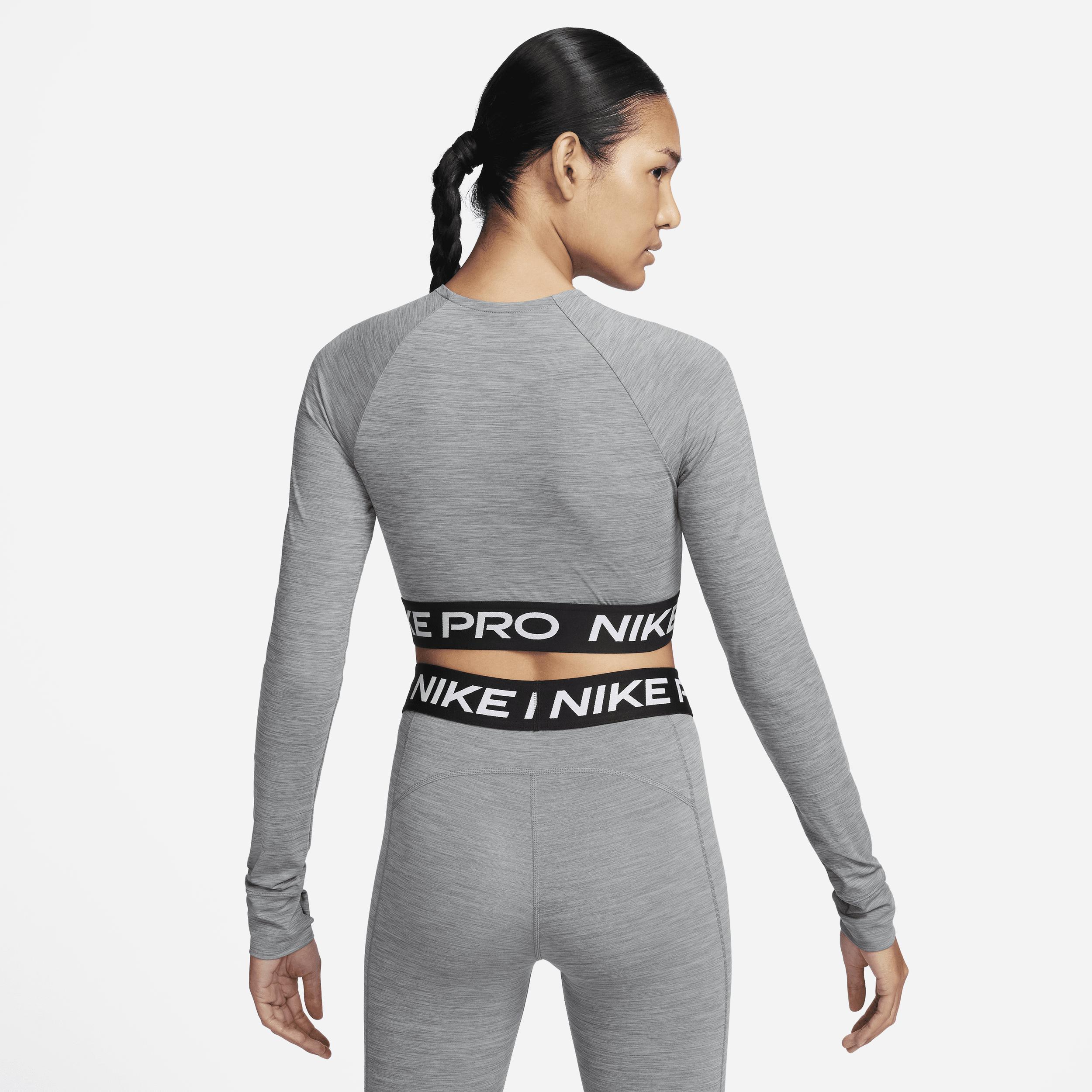 Women's Nike Pro Dri-FIT Cropped Long-Sleeve Top Product Image