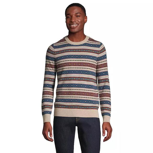 Mens Lands End Fine Gauge Cashmere Sweater Product Image