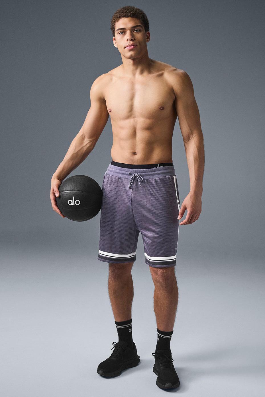 7" Key Mesh Basketball Short - Italian Plum Male Product Image