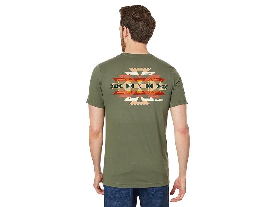 Pendleton Highland Peak Graphic Tee (Military Green Men's T Shirt Product Image