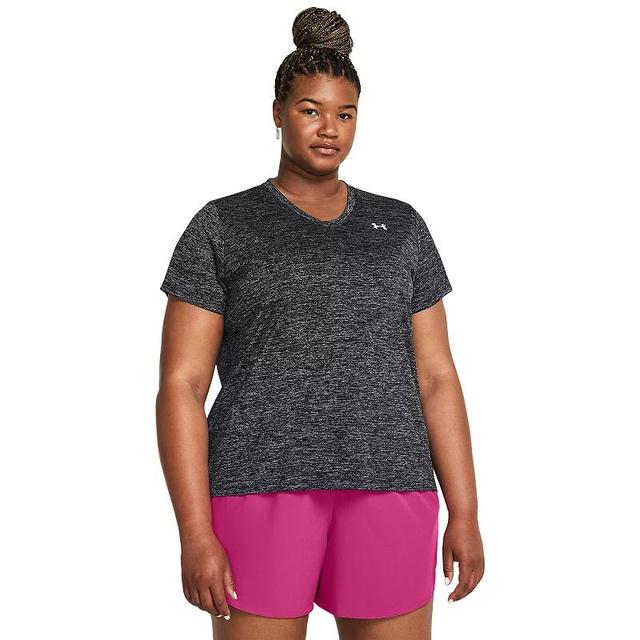 Plus Size Under Armour UA Tech Twist V-Neck Short Sleeve Tee, Womens Product Image