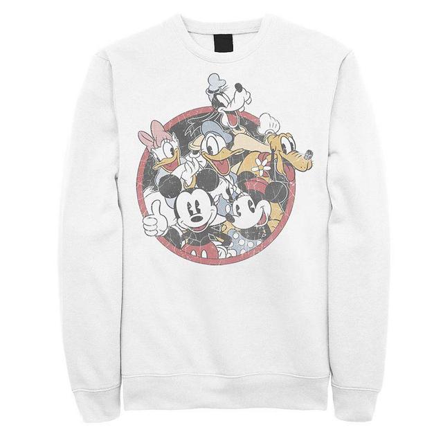 Disneys Mickey & Friends Mens Classic Group Shot Sweatshirt Product Image