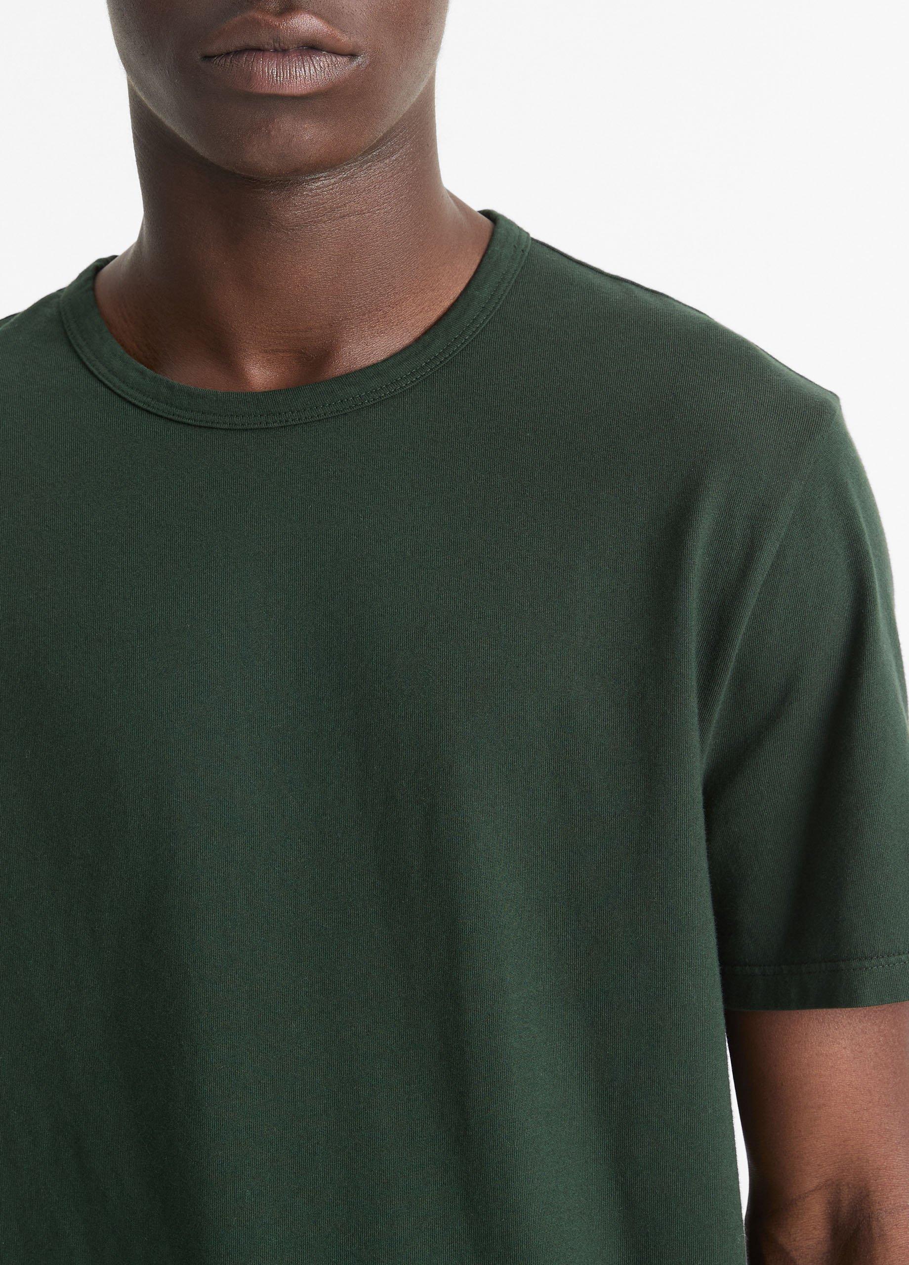 Garment Dye Cotton Crew Neck T-Shirt Product Image