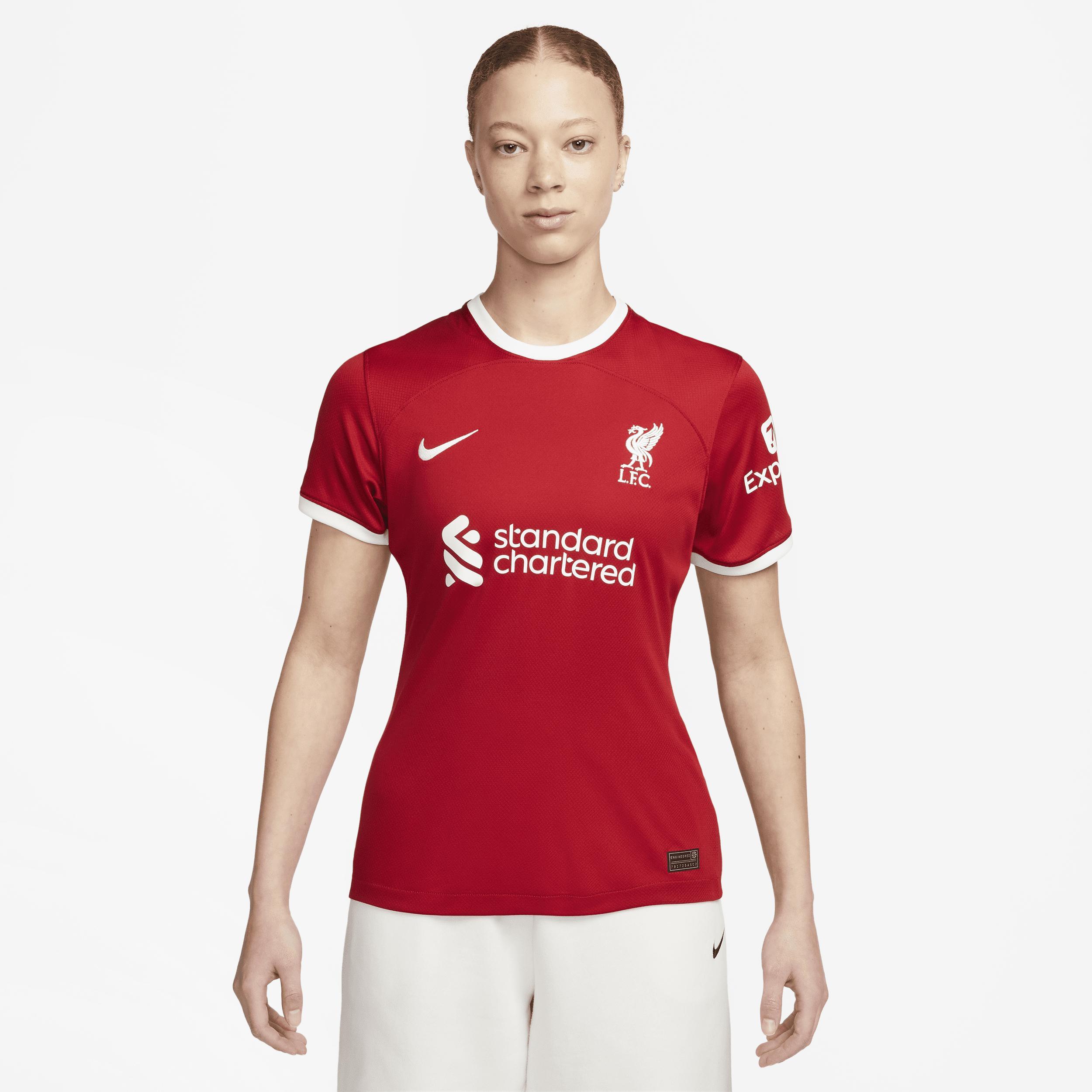 Liverpool FC 2023/24 Stadium Home Nike Women's Dri-FIT Soccer Jersey Product Image