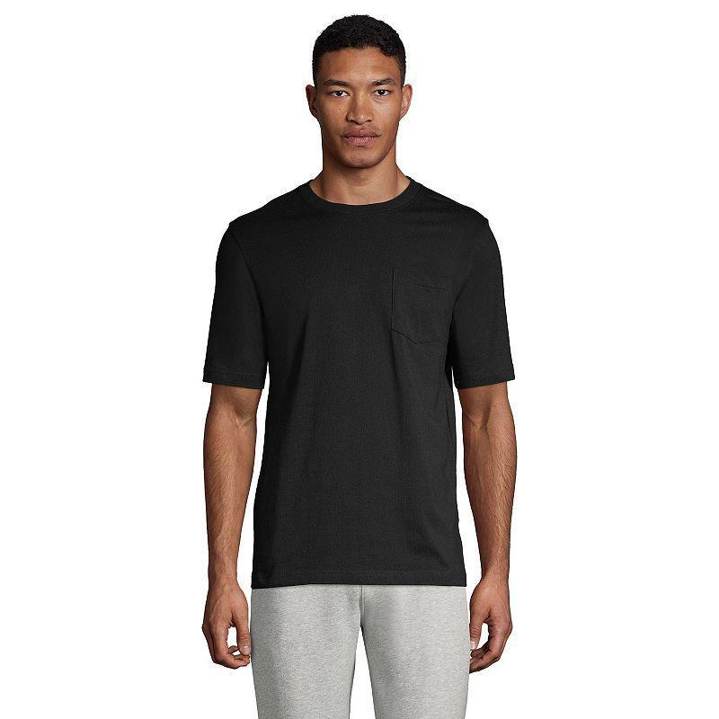 Big & Tall Lands End Super-T Pocket Tee, Mens Product Image