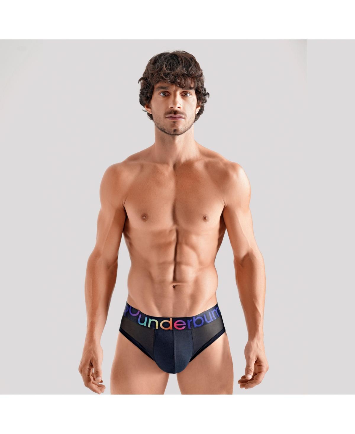 Rounderbum Mens Transparent Pride Package Brief Product Image