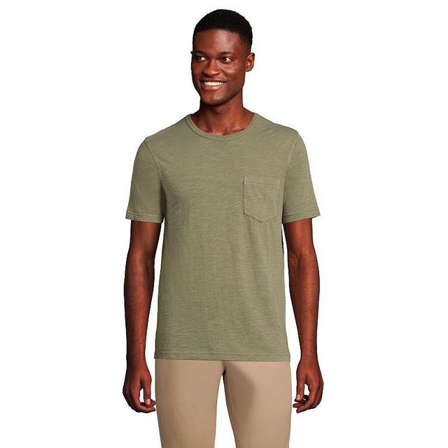 Mens Lands End Short Sleeve Pocket Tee Product Image