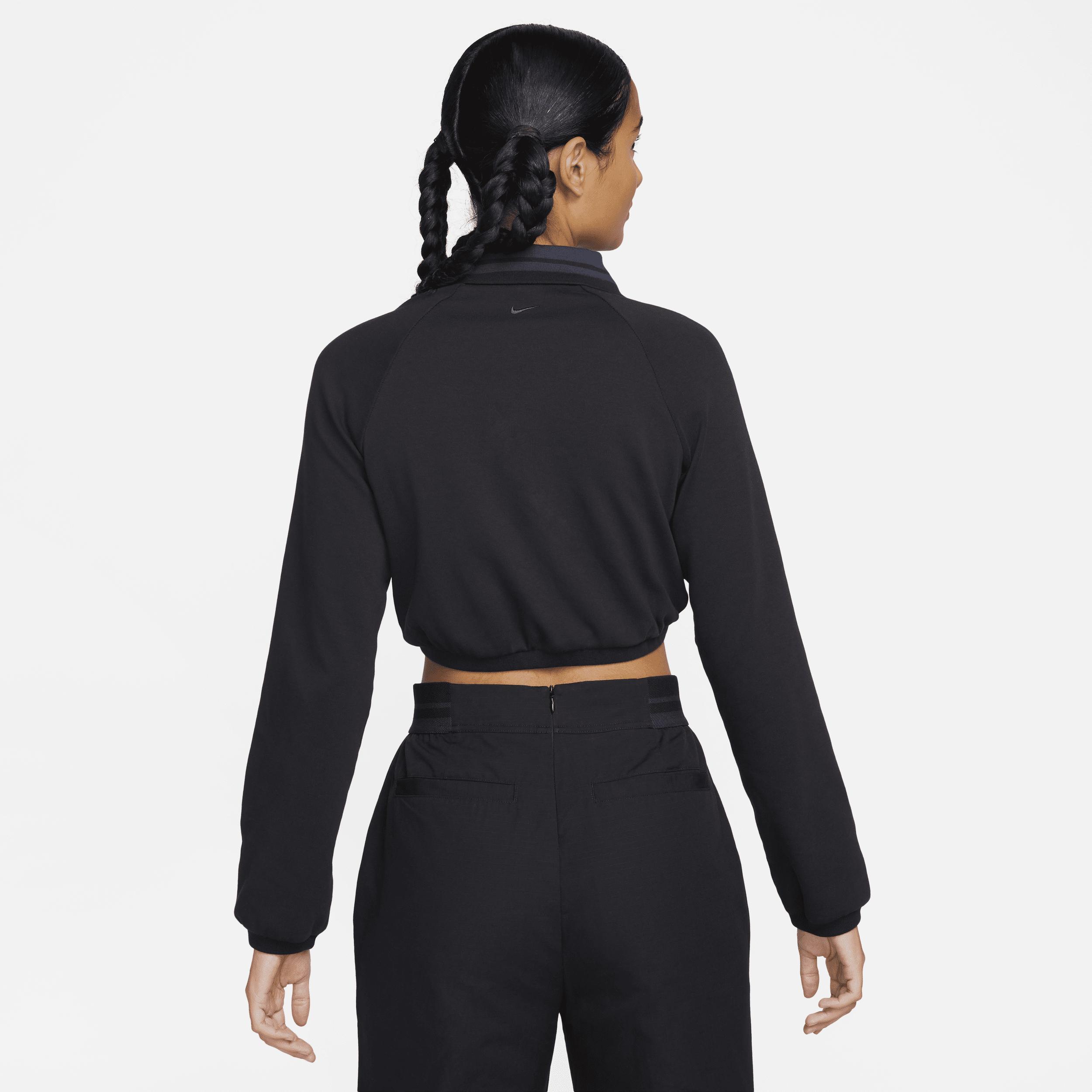 Women's Nike Sportswear Collection Cropped Long-Sleeve Polo Product Image