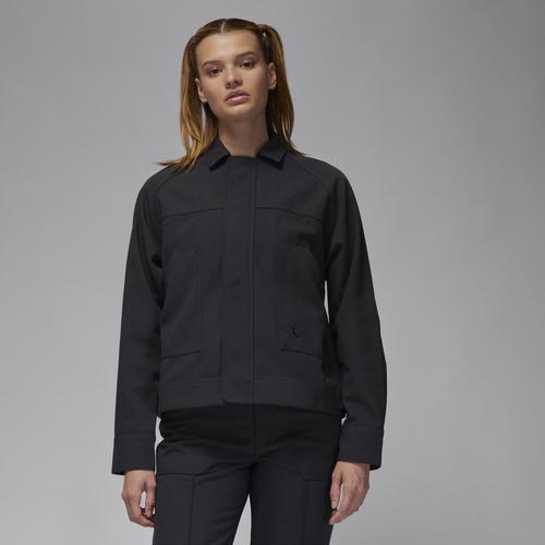 Jordan Womens Jordan NVTY Jacket - Womens Off Noir Product Image