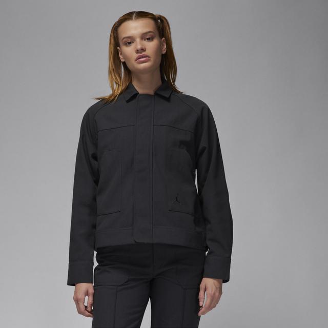 Jordan Womens Jordan NVTY Jacket - Womens Off Noir Product Image