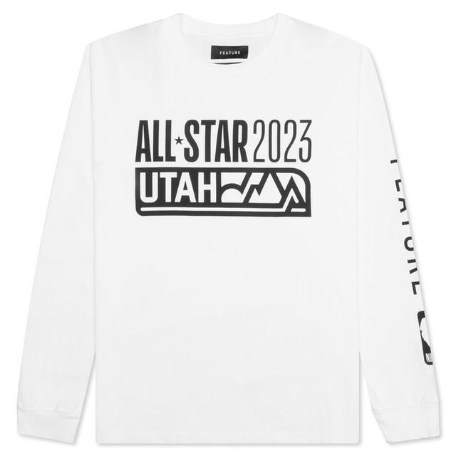 NBA All-Star '23 L/S Tee - White Male Product Image