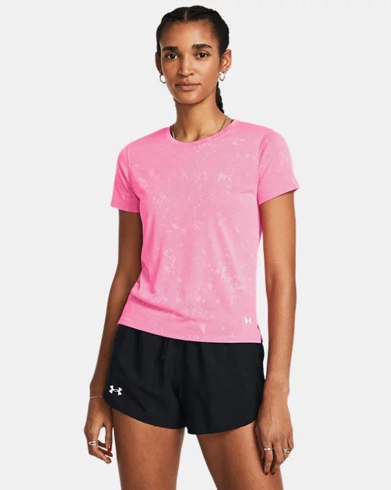 Womens UA Launch Splatter Short Sleeve Product Image