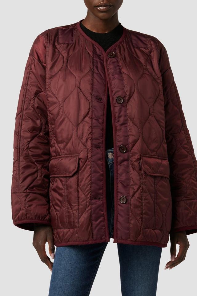 Oversized Quilted Jacket Female Product Image