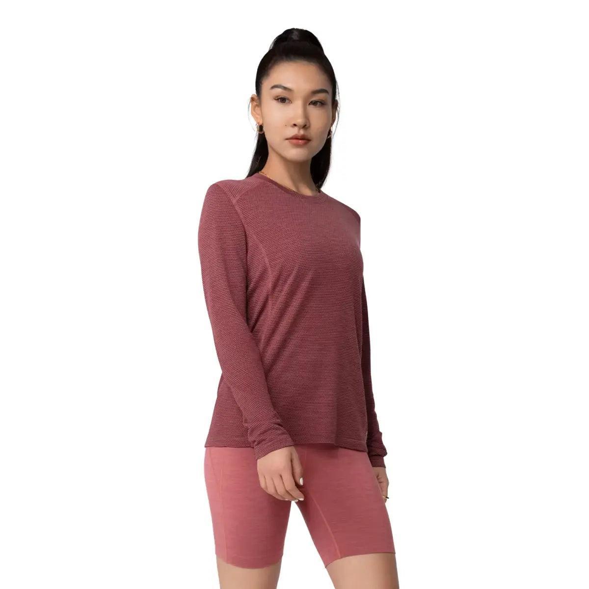 allbirds Women's Natural Run Long Sleeve Tee Product Image