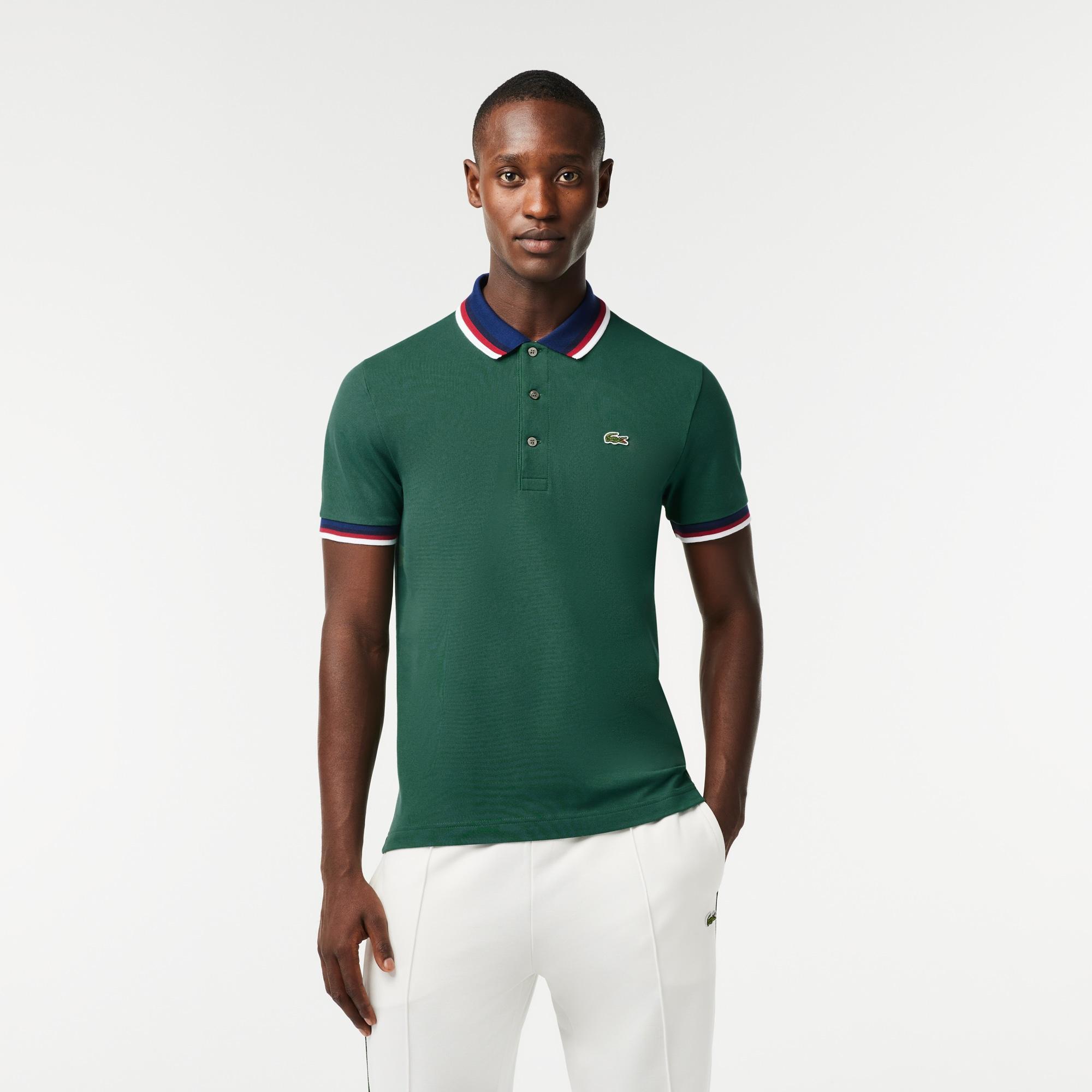 Men's Regular Fit Stretch Mini Piqué Polo Product Image