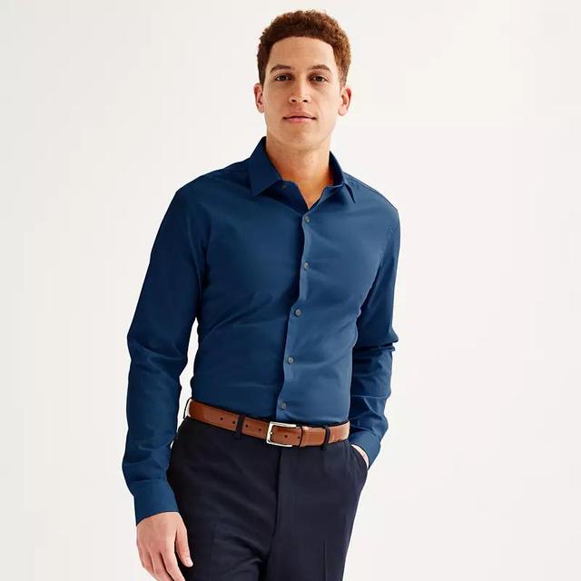 Mens Apt. 9 Premier Flex Solid Slim-Fit Wrinkle Resistant Dress Shirt Product Image