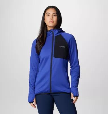 Columbia Women's Triple Canyon Grid Fleece Hooded Full Zip Jacket- Product Image