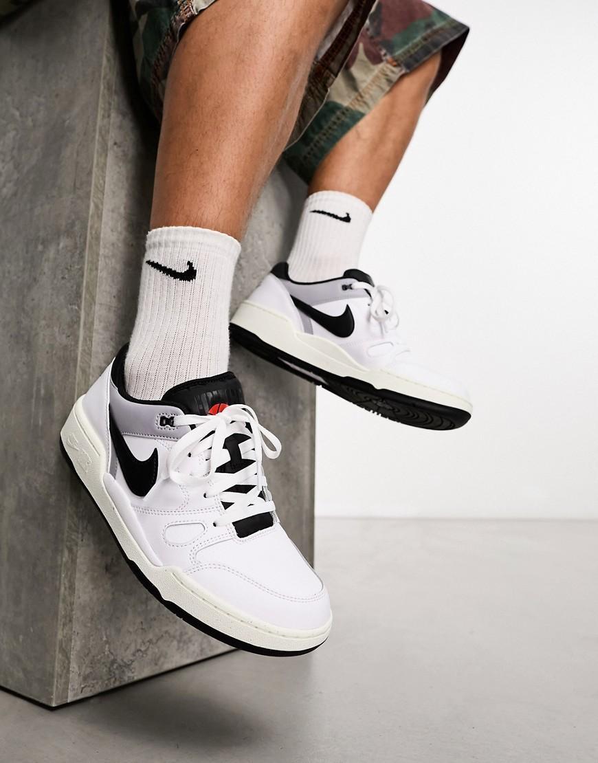 Nike Mens Full Force Low Casual Sneakers from Finish Line - White Product Image