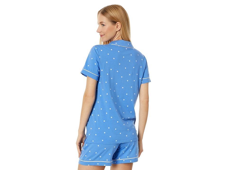 L.L.Bean Super Soft Shrink-Free Shorts Set Print (Arctic Medallion Dot) Women's Pajama Sets Product Image