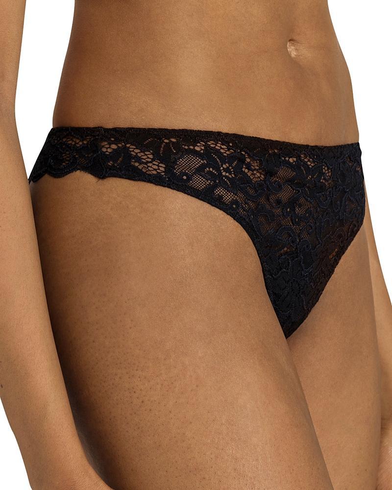 Womens Stretch Lace Thong Product Image