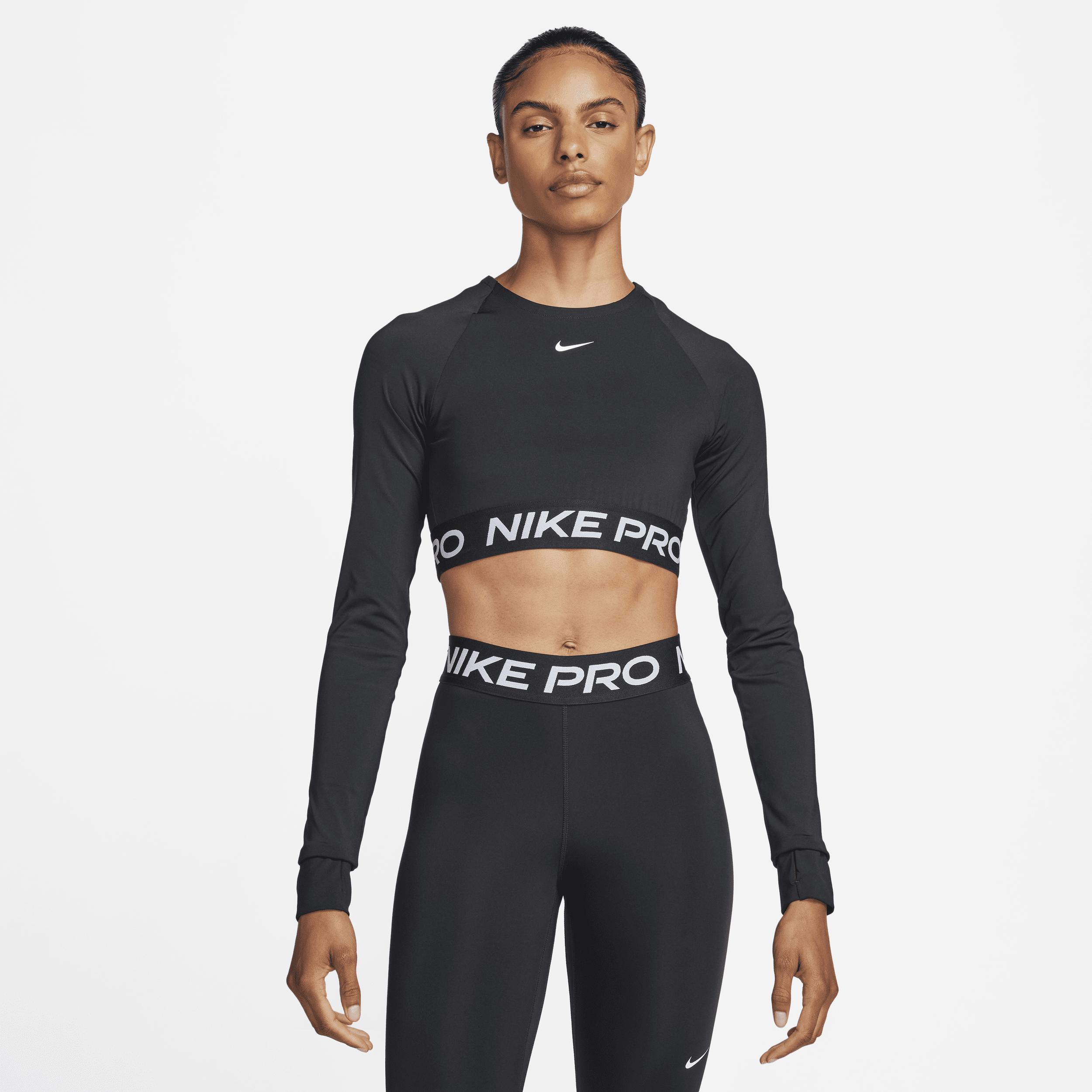 Women's Nike Pro 365 Dri-FIT Cropped Long-Sleeve Top Product Image