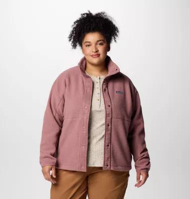 Plus Size Columbia Cloud Point Snap Fleece, Womens Product Image