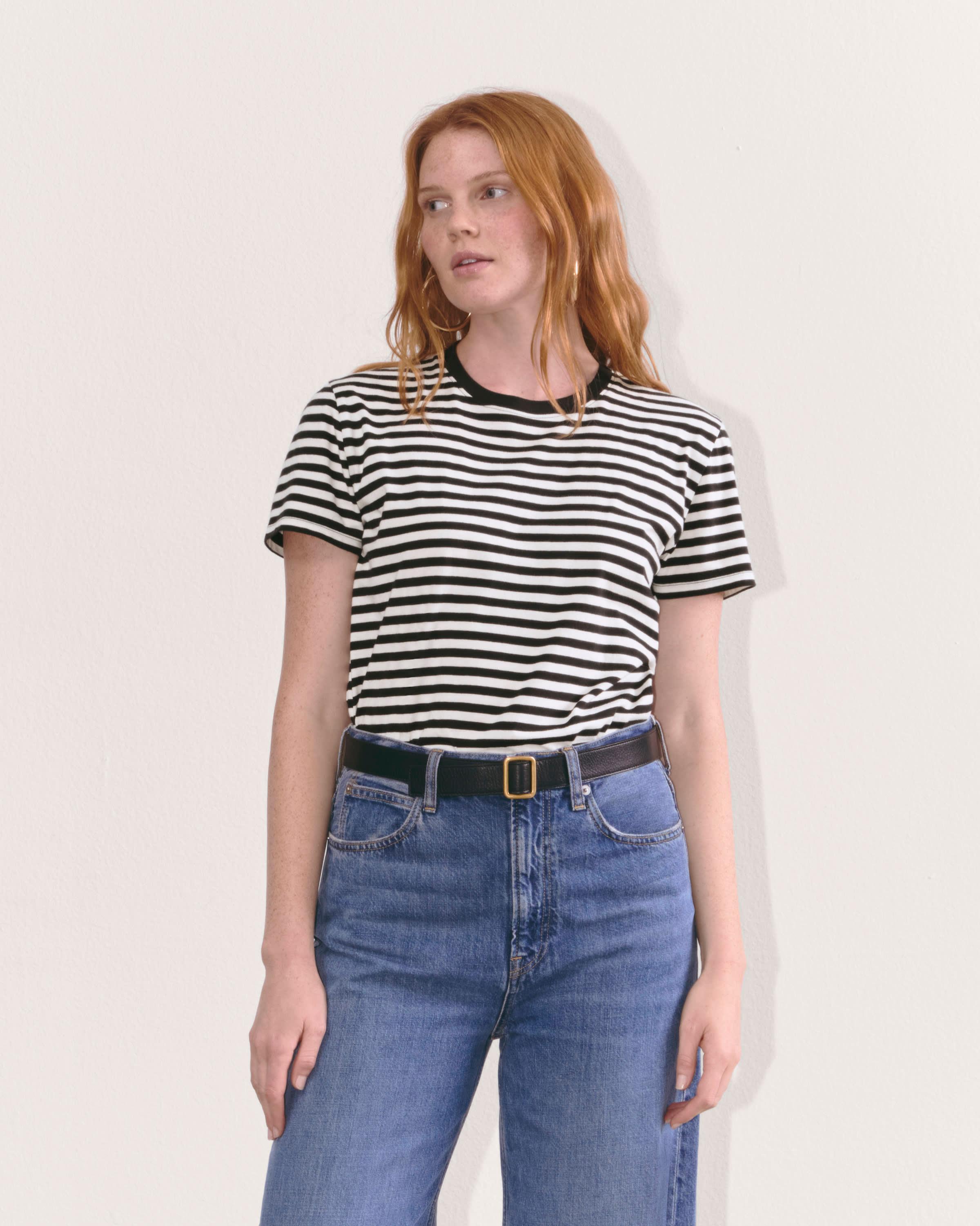 The Box-Cut Tee in Essential Cotton Product Image