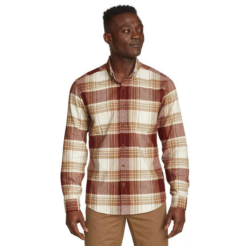 Mens Eddie Bauer Field Flannel Button-Down Shirt Product Image