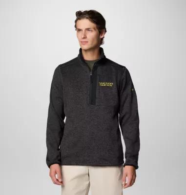 Columbia Men's Collegiate Sweater Weather Fleece Half Zip Pullover - Oregon- Product Image