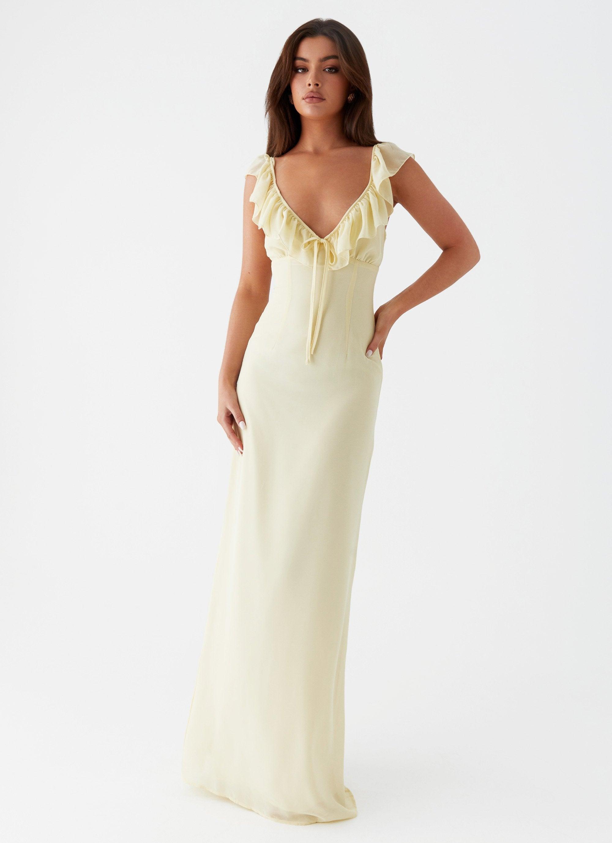 Silvie Maxi Dress - Yellow Product Image