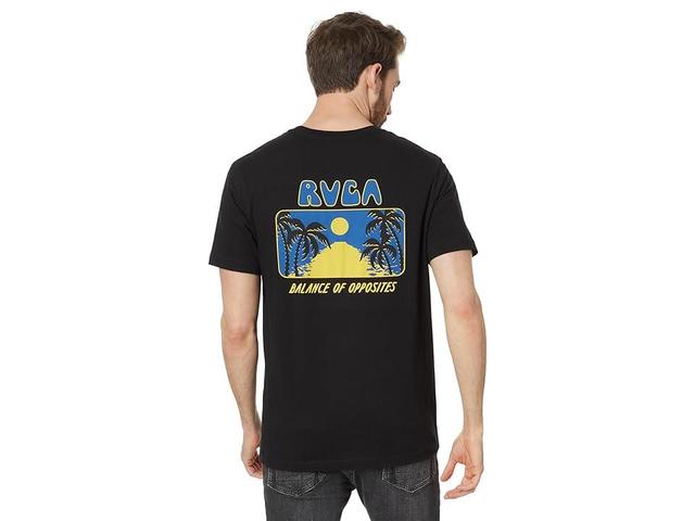 RVCA Blue Lagoon Short Sleeve Tee Men's Clothing Product Image