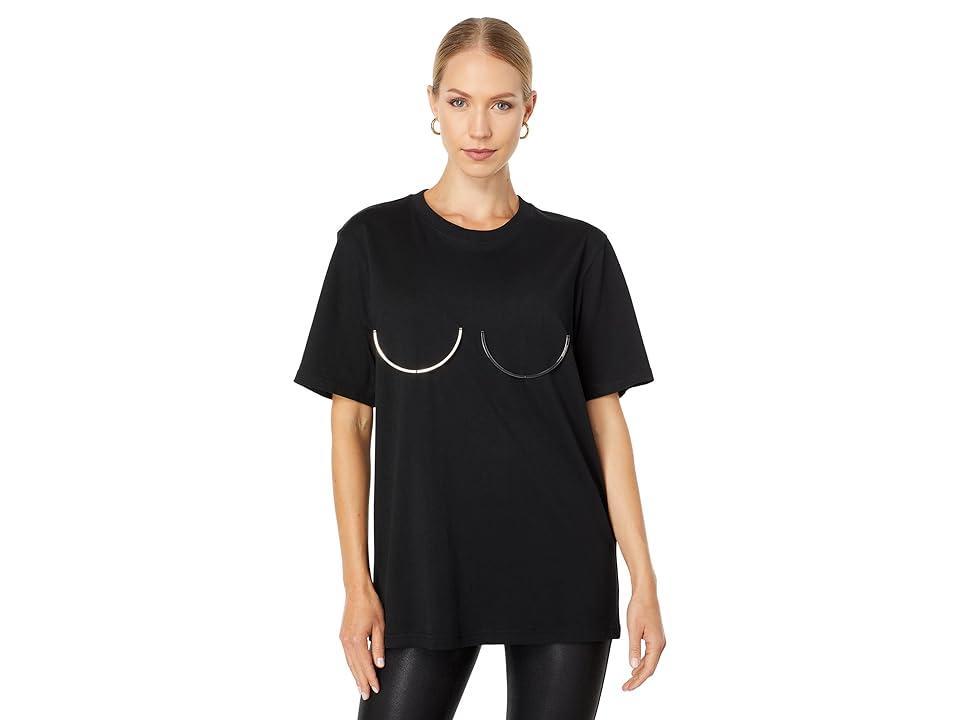 Boyarovskaya T-Shirt with Metal (Black) Women's T Shirt product image