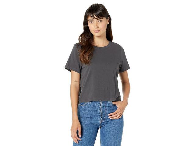 Madewell Lakeshore Softfade Cotton Crop Tee Product Image