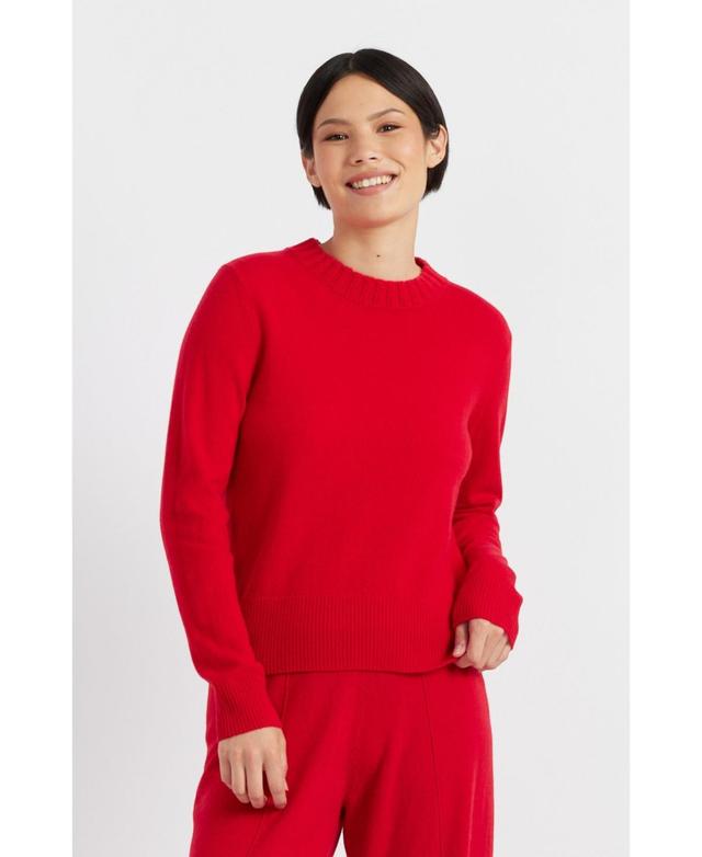 Chinti and Parker Womens Chinti & Parker Wool-Cashmere Cropped Sweater Product Image