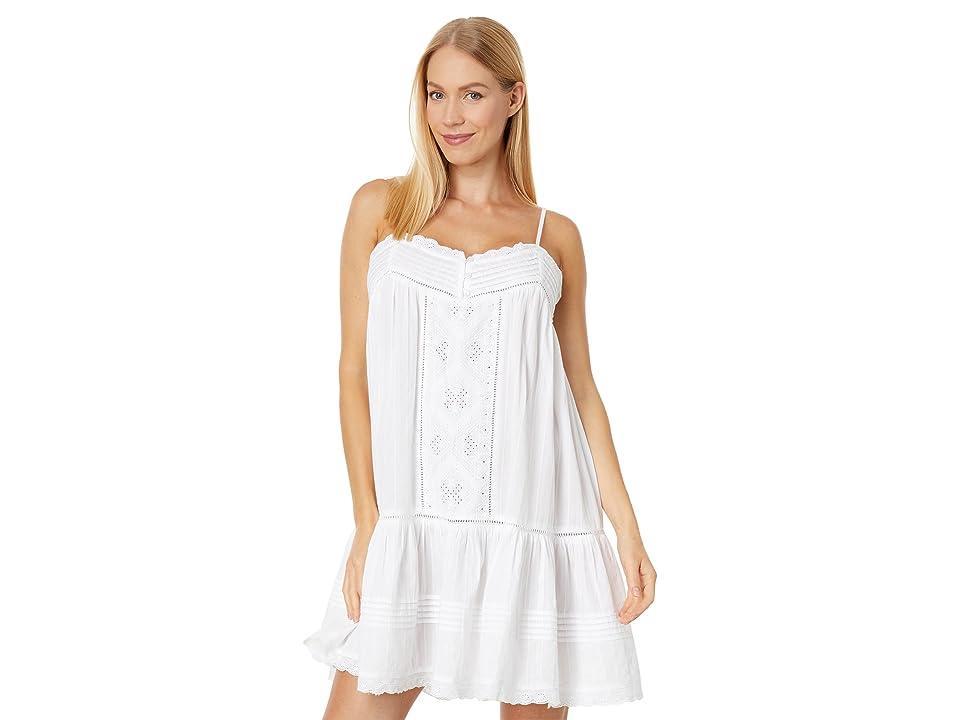 Lucky Brand Drop Waist Embroidered Mini Dress Women's Clothing product image