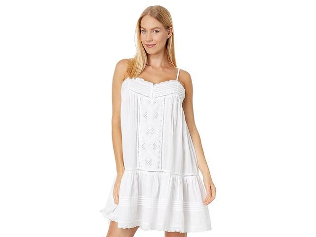 Lucky Brand Drop Waist Embroidered Mini Dress Women's Clothing Product Image