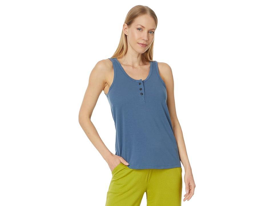 Toad&Co Piru Henley Tank (Pacific ) Women's Clothing Product Image