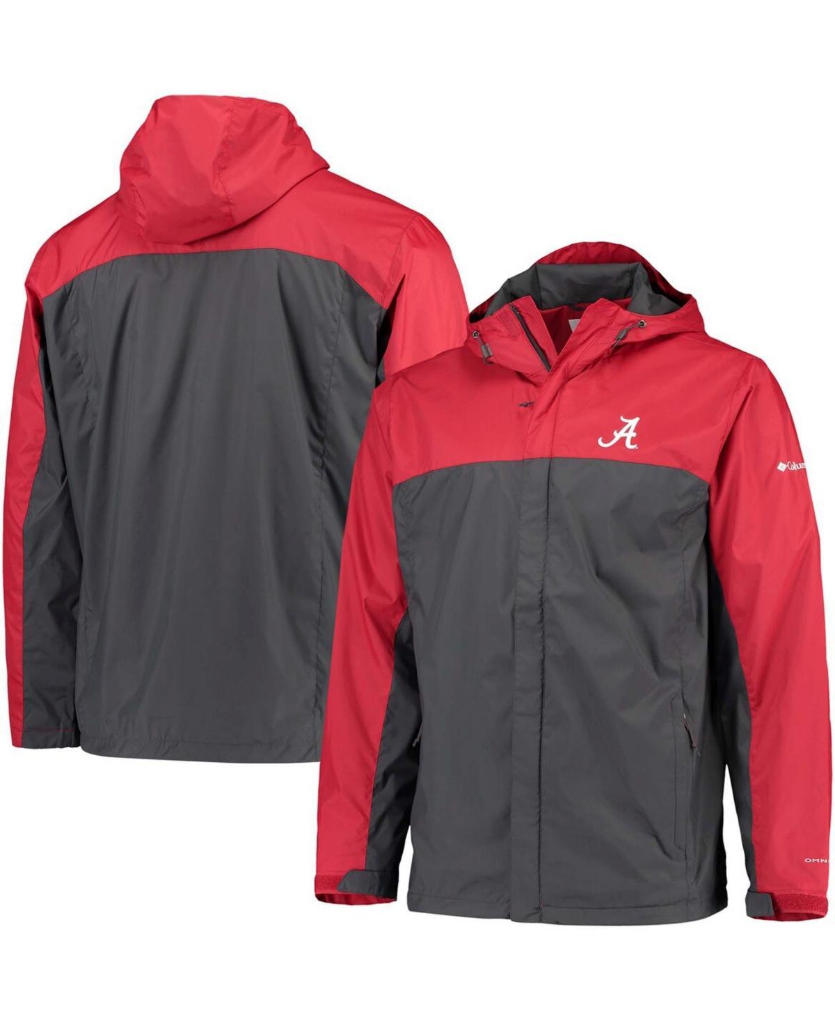 Mens Columbia Crimson/Gray Alabama Crimson Tide Glennaker Storm Full-Zip Jacket ALA Red Product Image