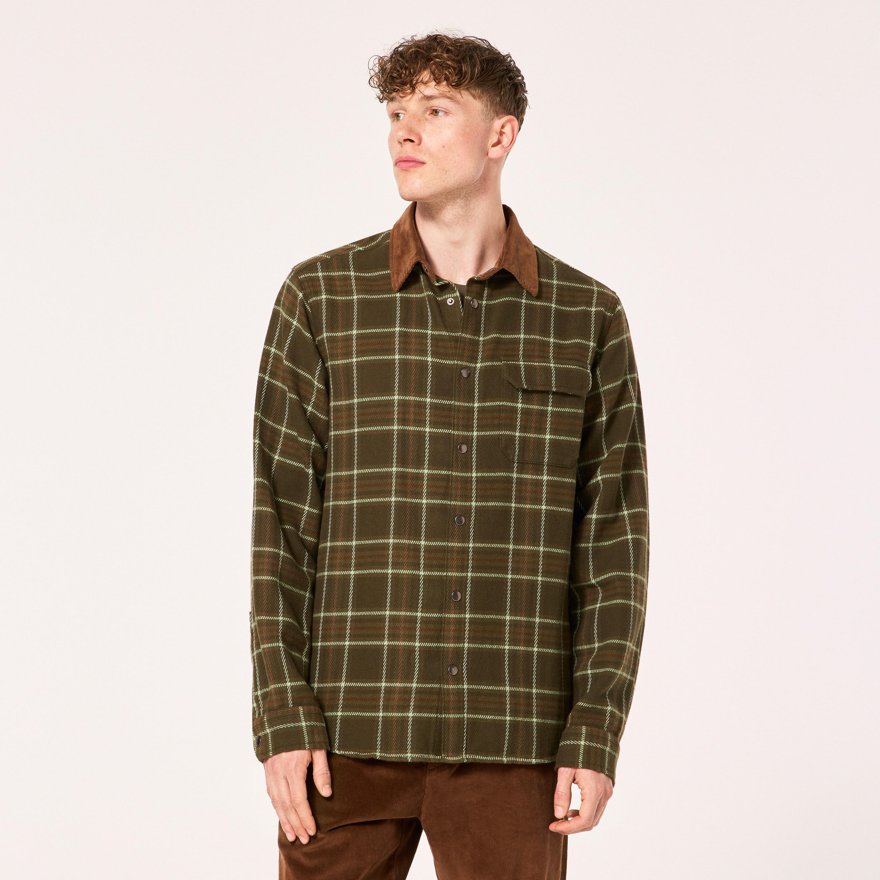 Oakley Bear Cozy Flannel 2.0 - New Dark Brush Check | Oakley® Product Image