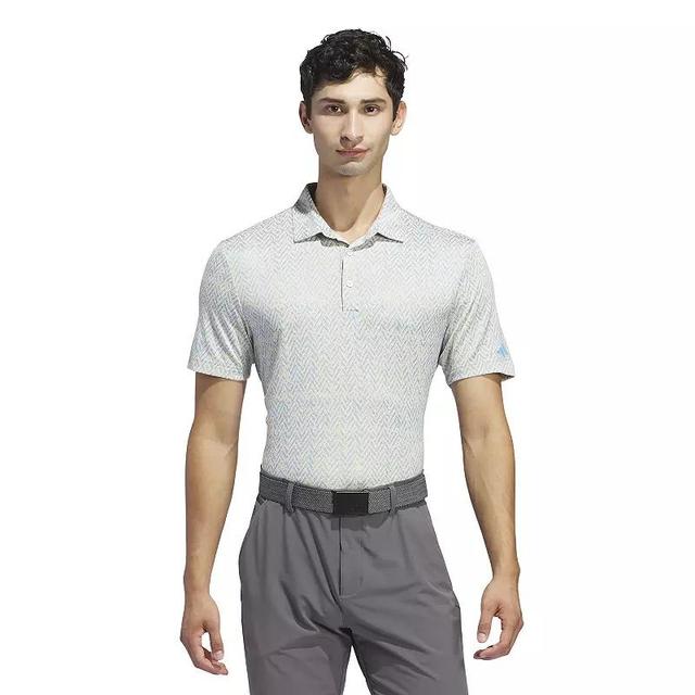 Mens adidas Ultimate365 Jacquard Golf Polo Shirt Product Image