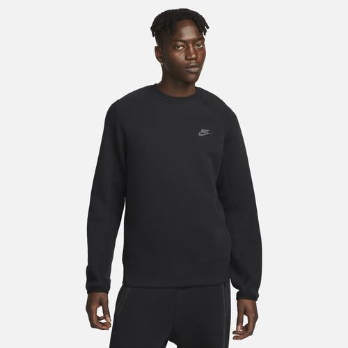 Nike Mens Tech Fleece Crew - Black/Black Product Image