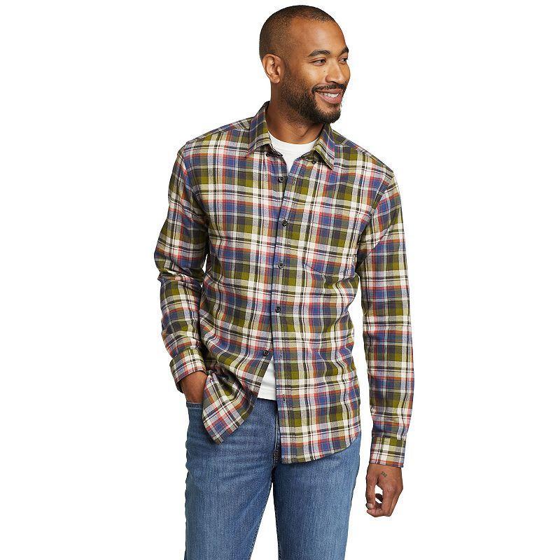 Mens Eddie Bauer Field Flannel Button-Down Shirt Product Image