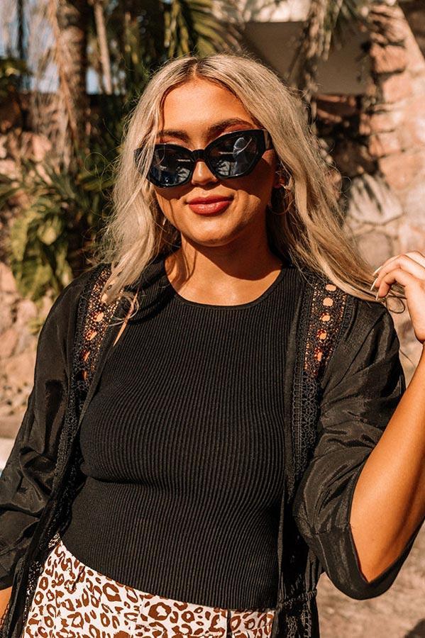 Endless Getaway Sunnies In Black Product Image