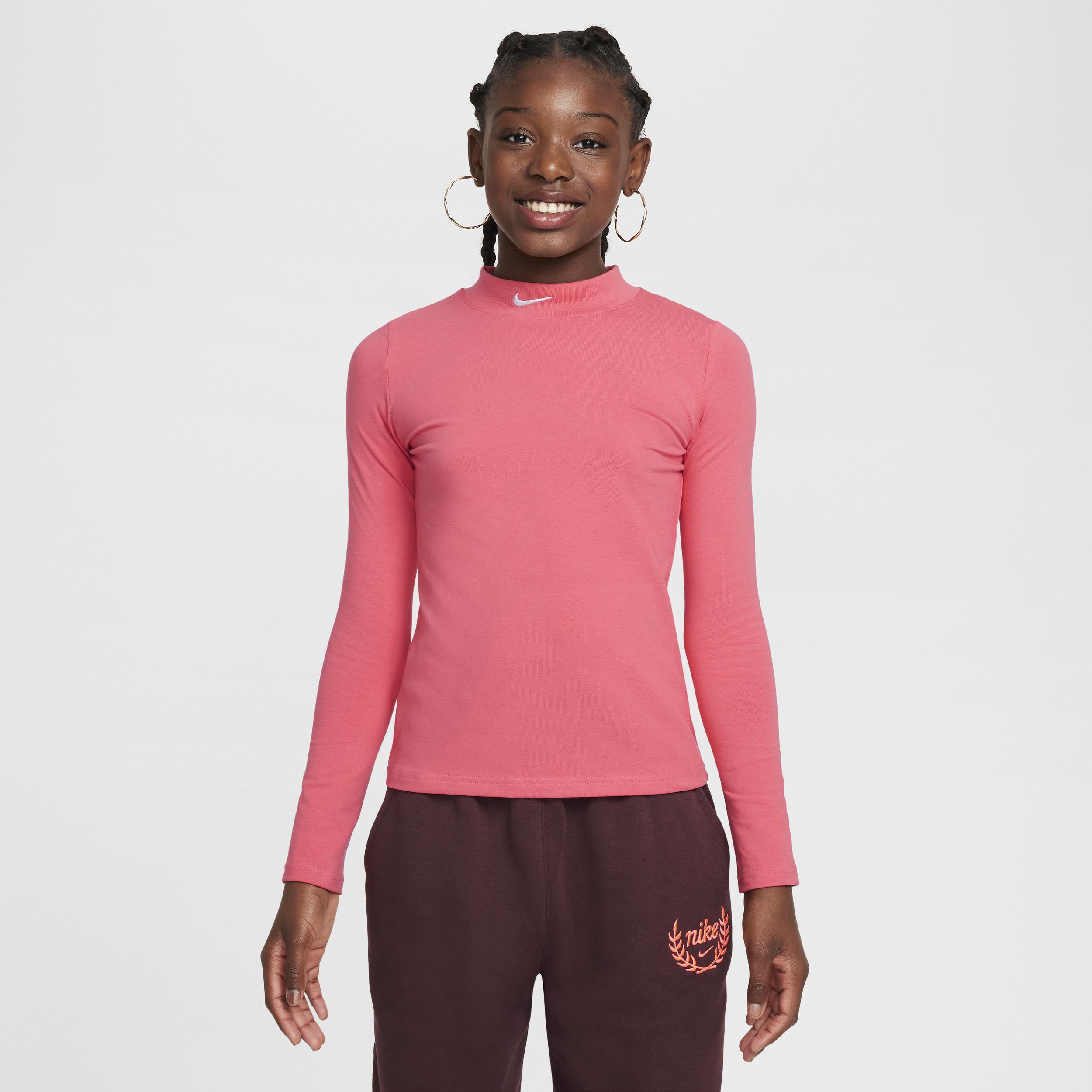 Women's Nike Sportswear Girls' Long-Sleeve Top Product Image