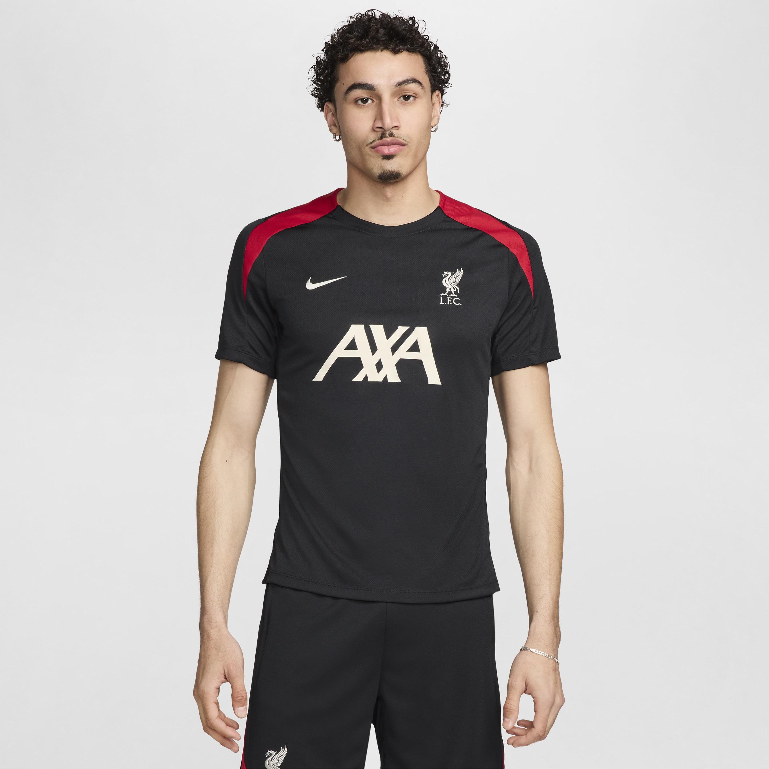 Nike Mens Liverpool 2024/25 Strike Performance Top - Black Product Image