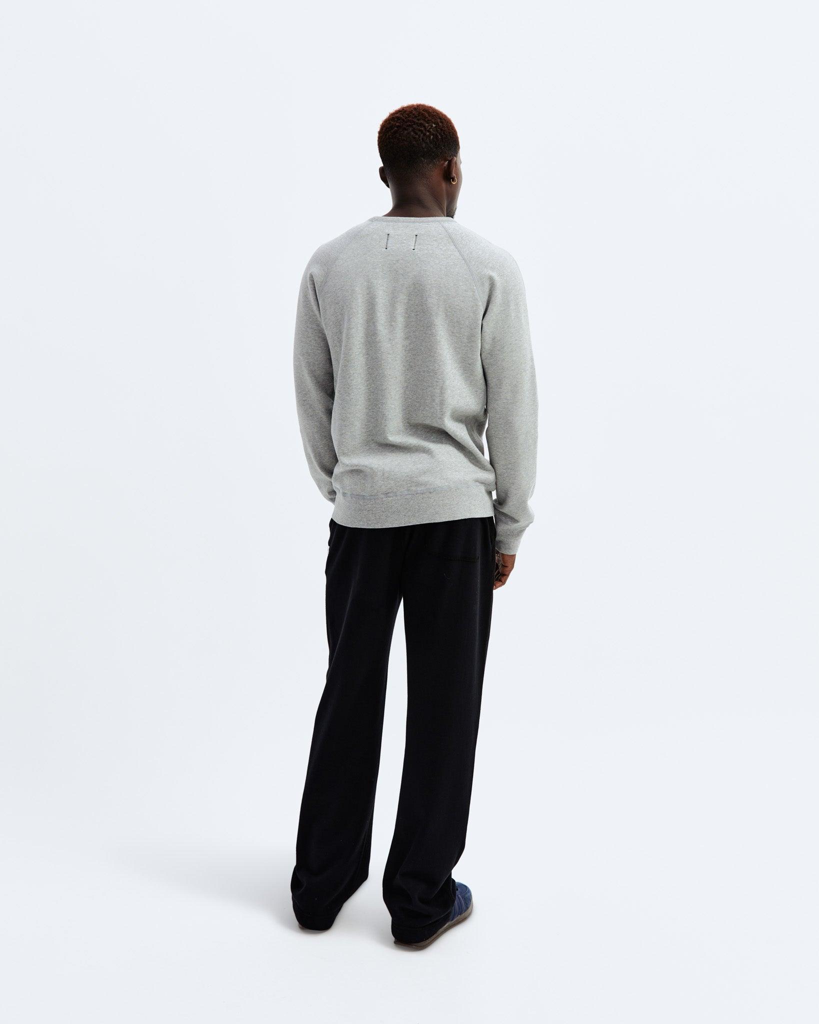 Lightweight Terry Slim Crewneck Male Product Image