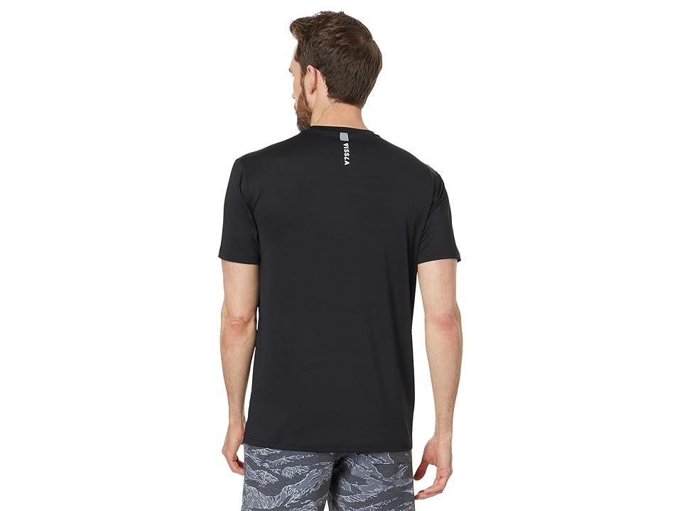 VISSLA Twisted Eco Short Sleeve Lycra Rashguard Men's Swimwear Product Image