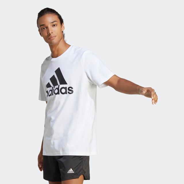 adidas Mens Badge of Sport Essentials T-Shirt , Medium - Mens Athletic Performance Tops at Academy Sports Product Image