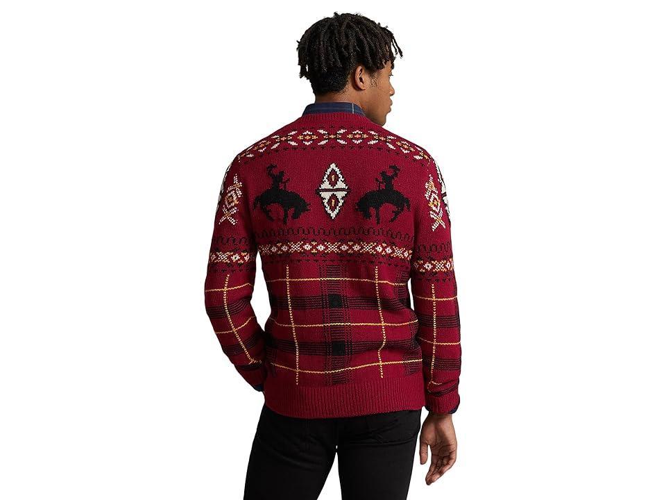 Polo Ralph Lauren Western Inspired Fair Isle Sweater Combo) Men's Sweater Product Image